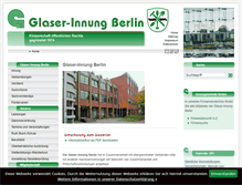 Tablet Screenshot of glaserinnung-berlin.de